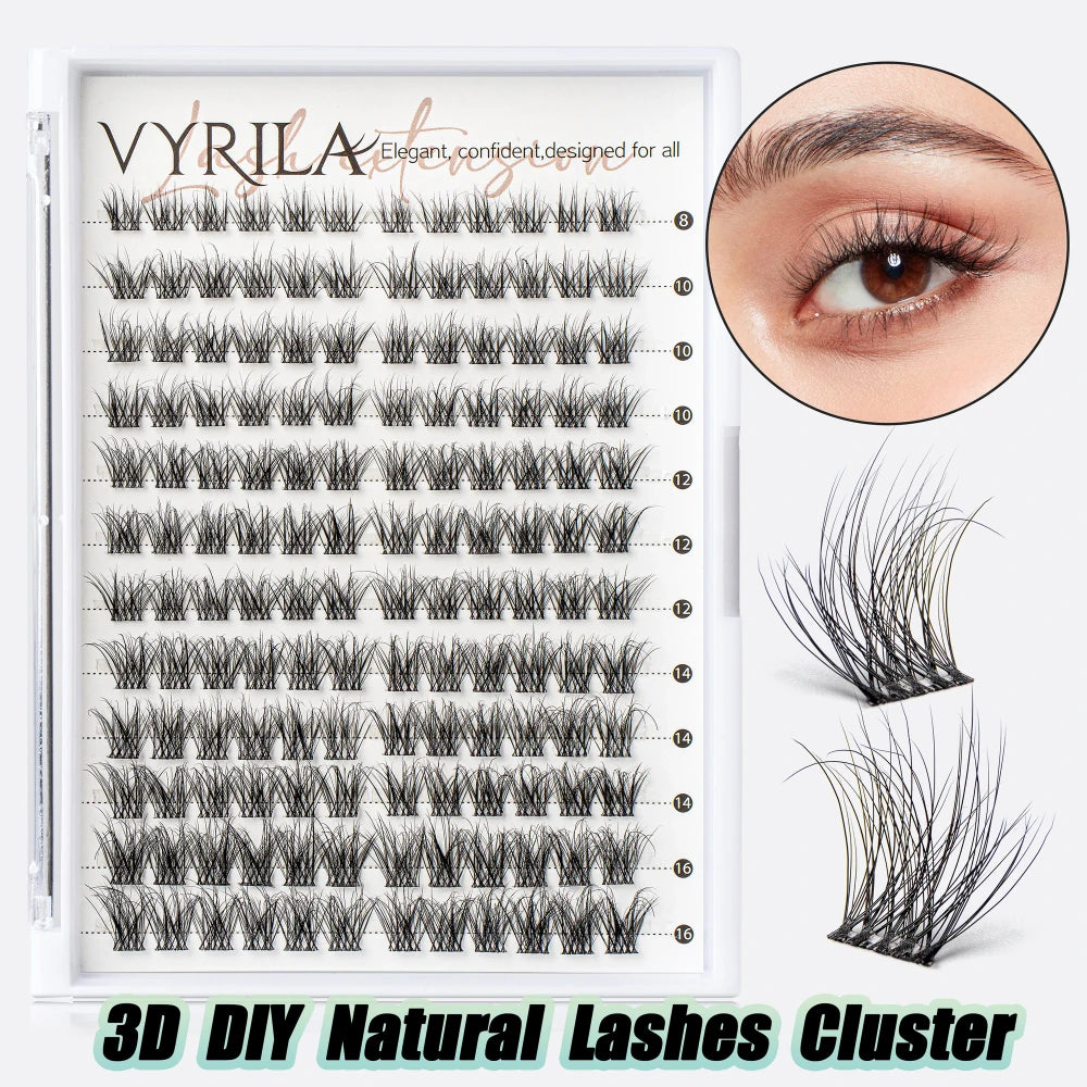 Wispy Cluster DIY Eyelash Extensions