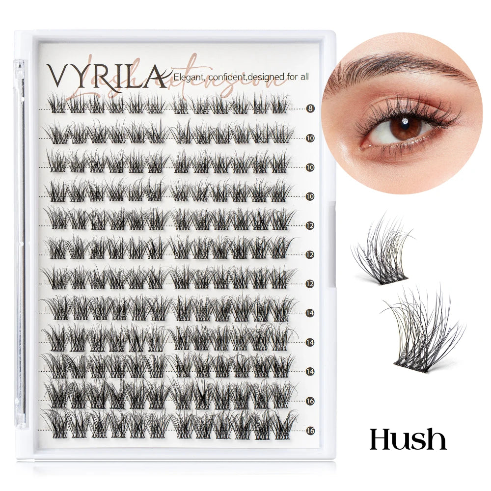 Wispy Cluster DIY Eyelash Extensions