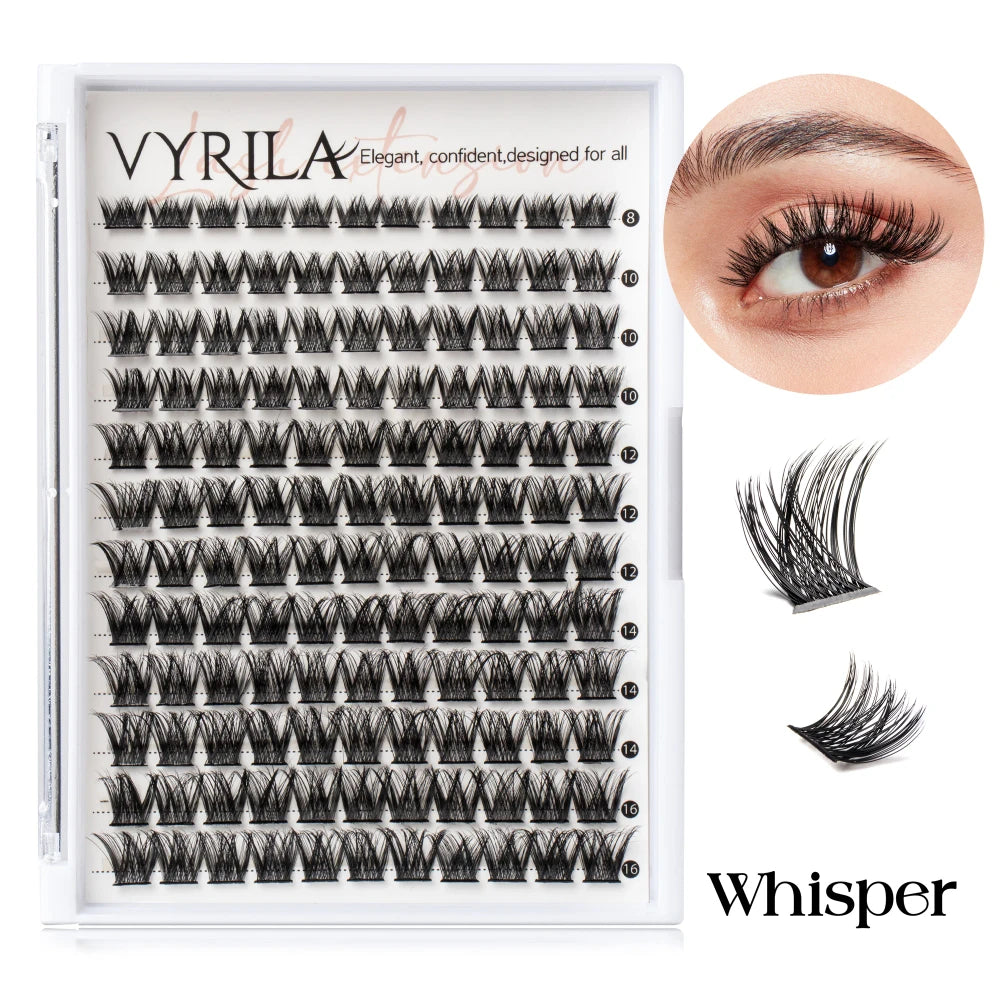 Wispy Cluster DIY Eyelash Extensions