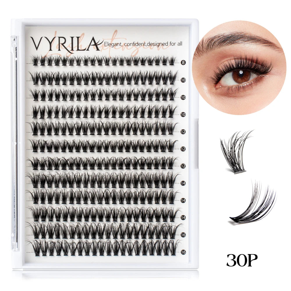 Wispy Cluster DIY Eyelash Extensions