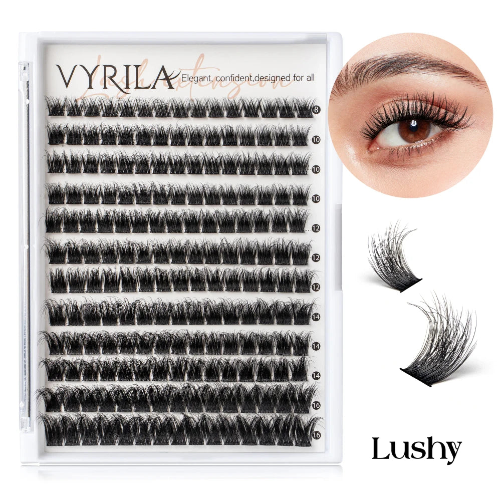 Wispy Cluster DIY Eyelash Extensions