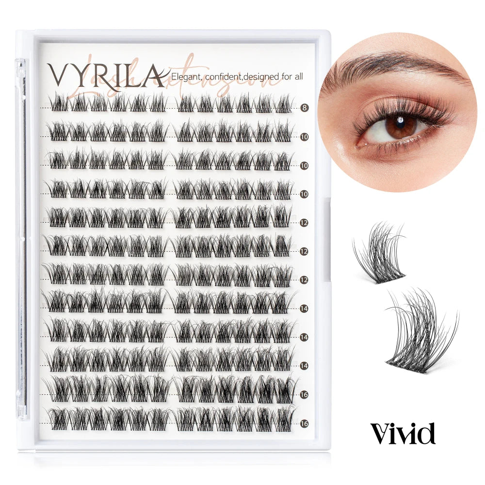 Wispy Cluster DIY Eyelash Extensions