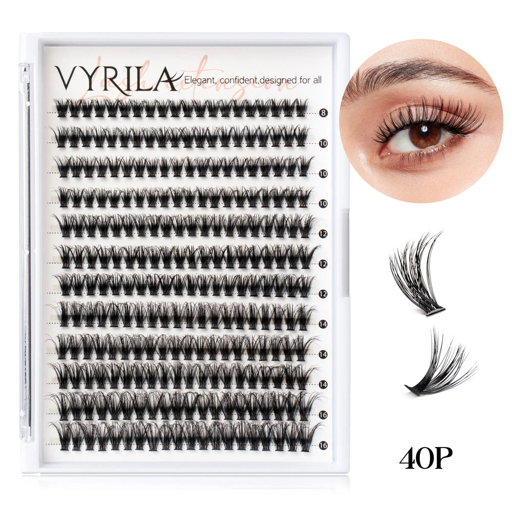 Wispy Cluster DIY Eyelash Extensions