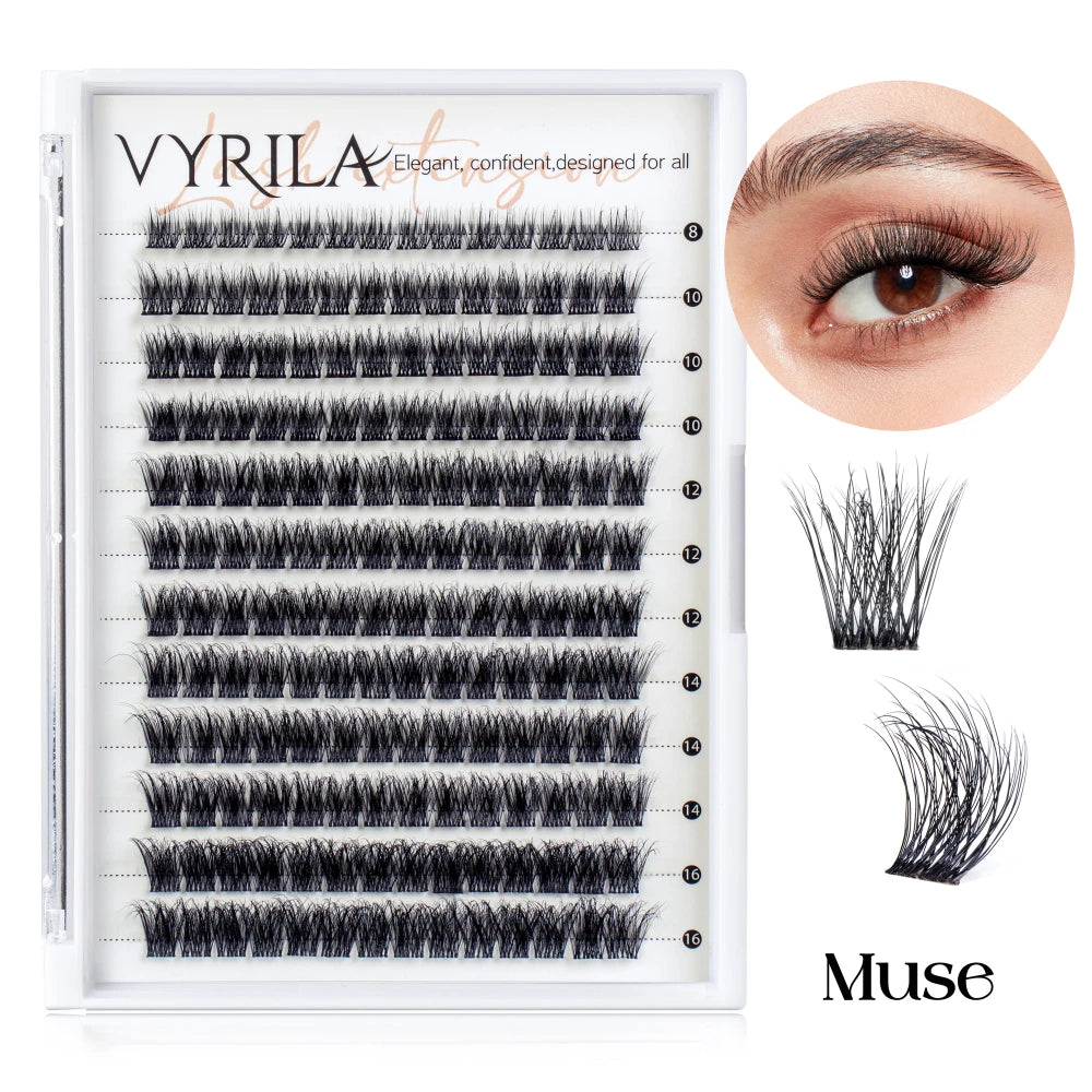 Wispy Cluster DIY Eyelash Extensions
